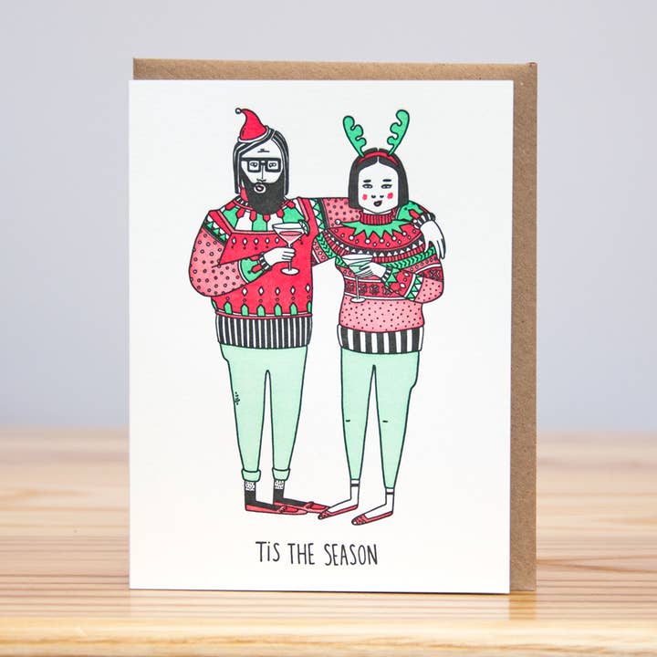 Maglione Brutto - Saldi! (Stampa a caratteri mobili) per la vendita all'ingrosso da parte di Huckleberry Letterpress