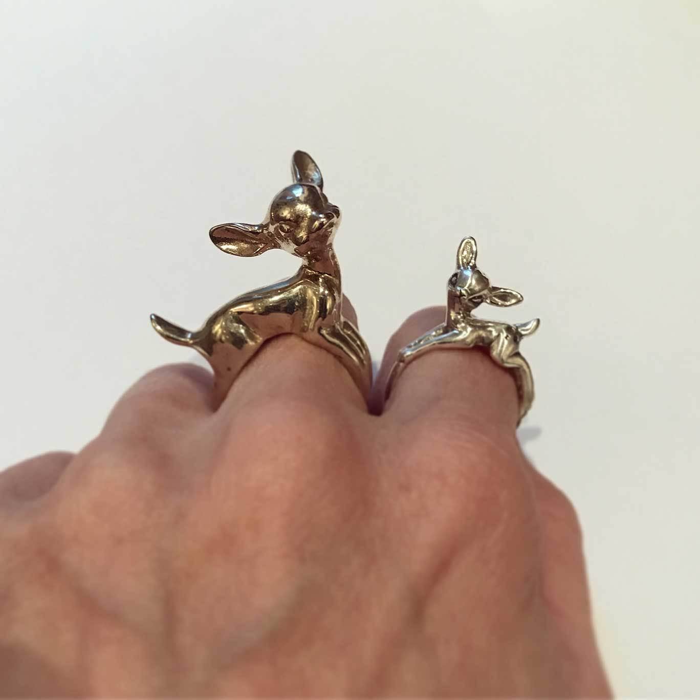 Anomaly Jewelry - Wholesale Band/Stacked Ring - Small Deer Ring4