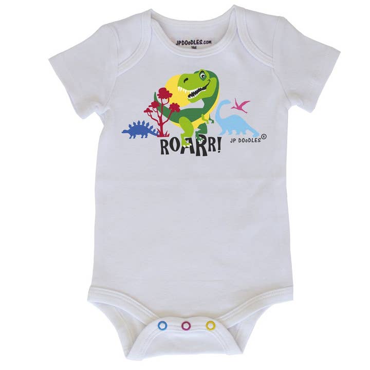 Body bébé dinosaure pour la vente par JP Doodles