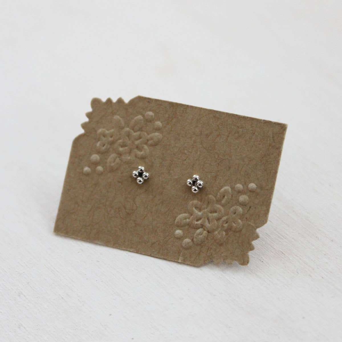 Ivy & Gold Handcraft - Wholesale Stud/Post Earrings - Four Bead Stud Earrings0