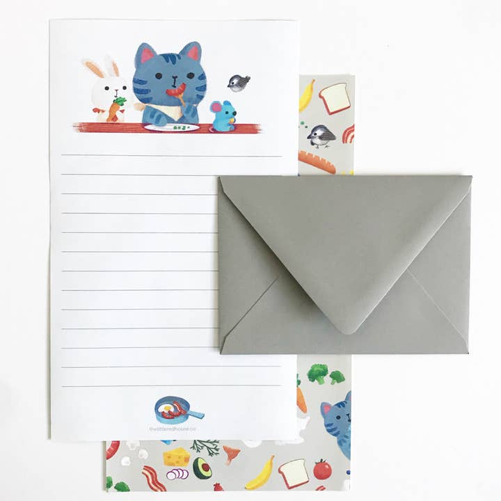 Breakfast Animal Letter Set for wholesale by The Little Red House