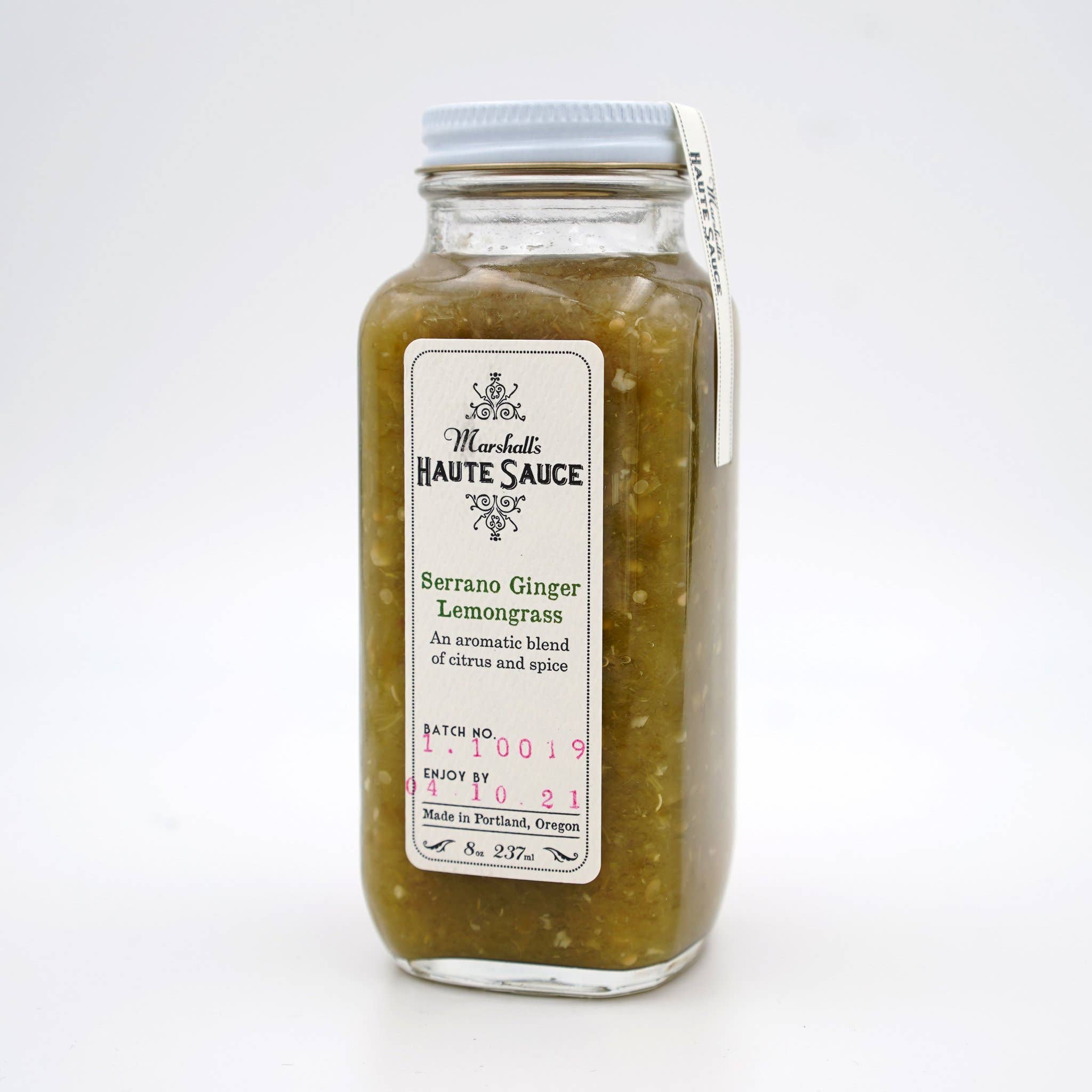 Marshall's Haute Sauce – Großhandel Scharfe Soße – Serrano-Ingwer-Zitronengras-Sauce1