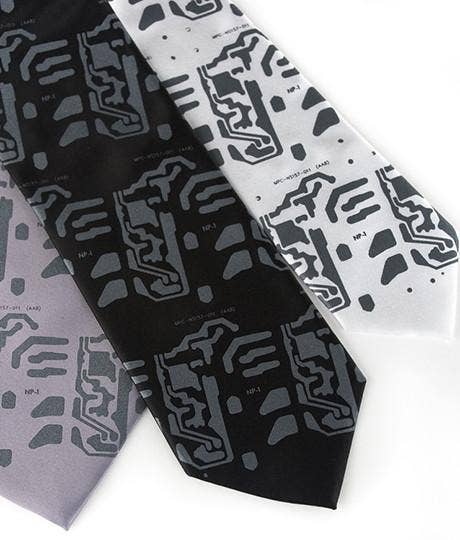 Cyberoptix Tie Lab - Wholesale Necktie - Men's - Circuit Board Necktie: Electro Print Tie.0
