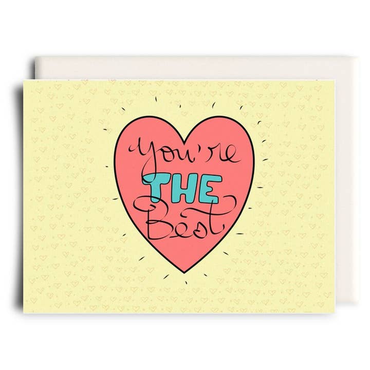 Inkwell Cards - Wholesale Love Card - You're The Best | Love Greeting Card