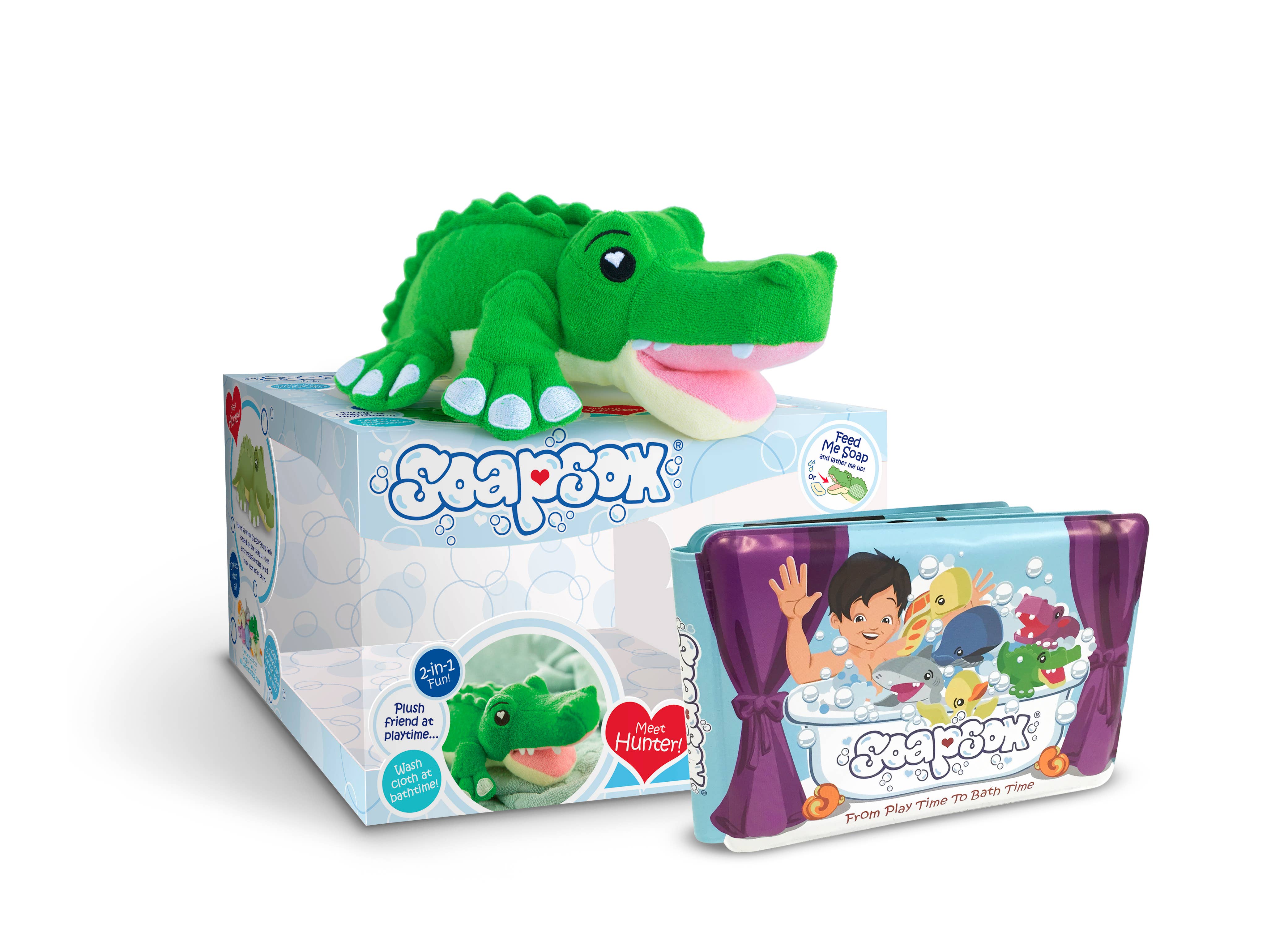 SoapSox - Wholesale Bath Toy - Baby - Hunter the Gator3