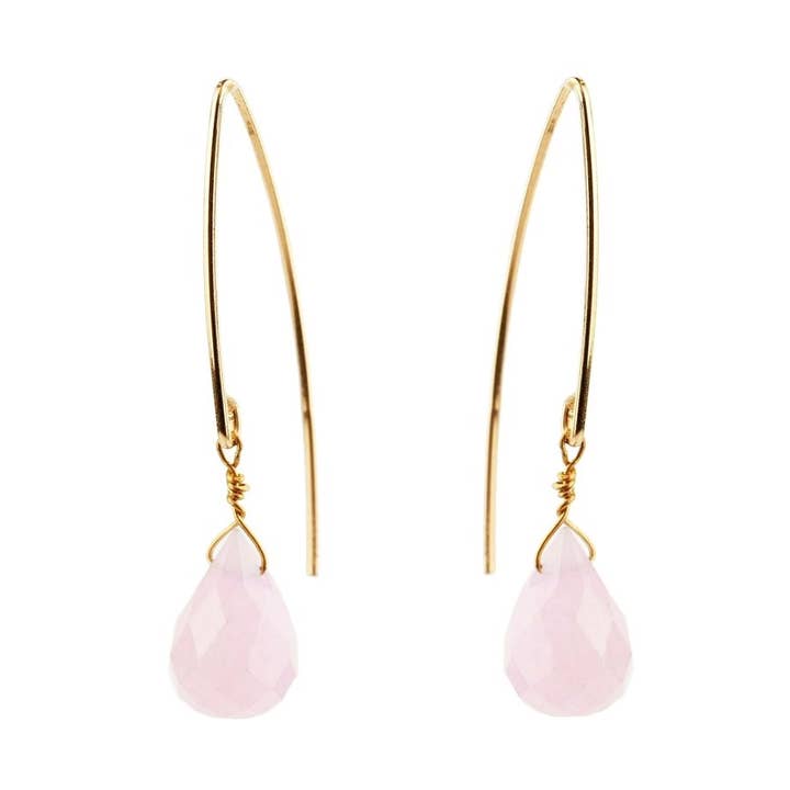 Prata esterlina - brincos de jade roxo por atacado de Alicia Marilyn Designs