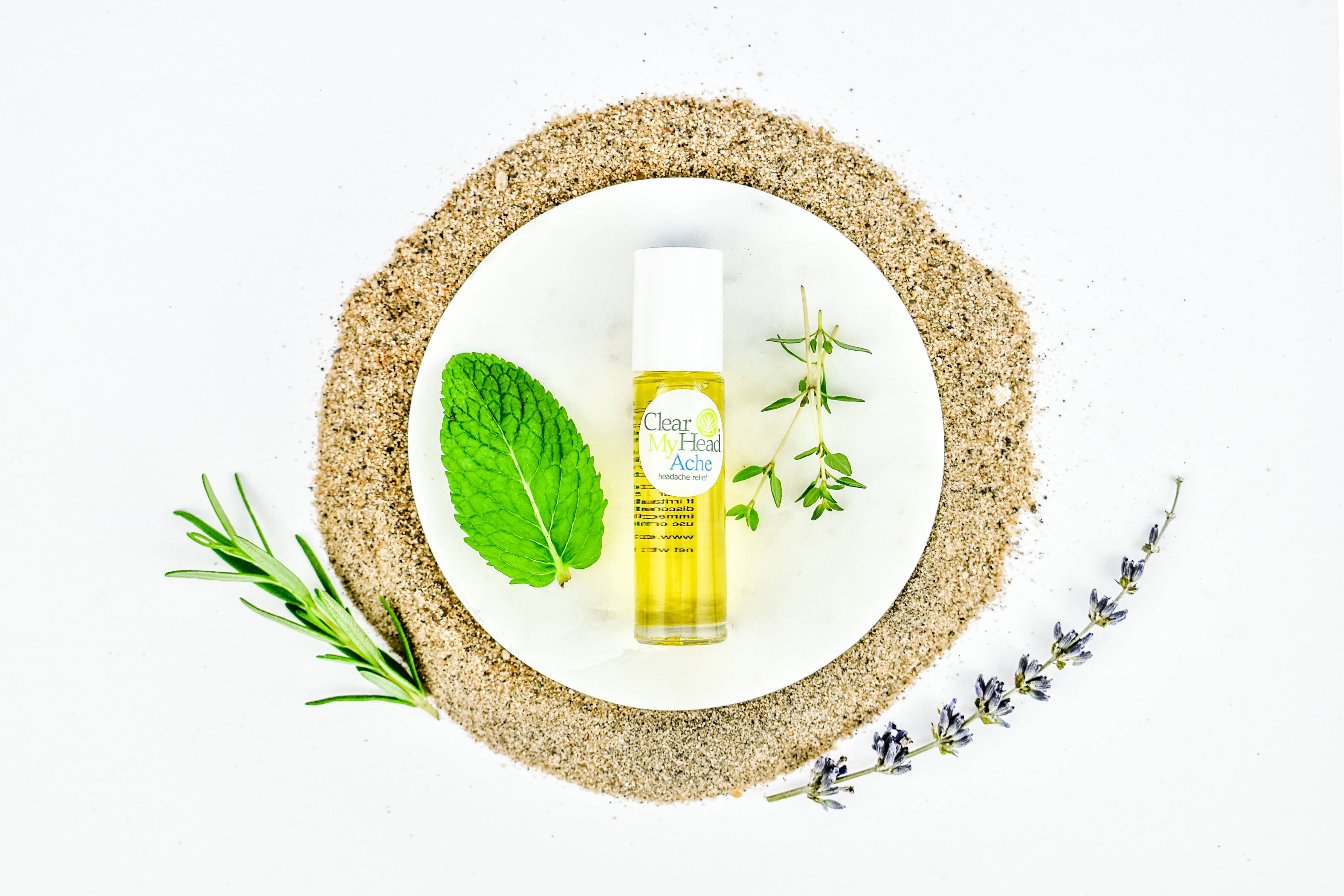 Clear My Head Ltd - Wholesale Essential Oil Roll-On - Ache Roll-On Natural Aromatherapy Headache Relief for Retail3