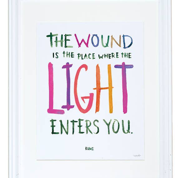 Meera Lee Patel - Wholesale Art Print - The Light Enters You Print