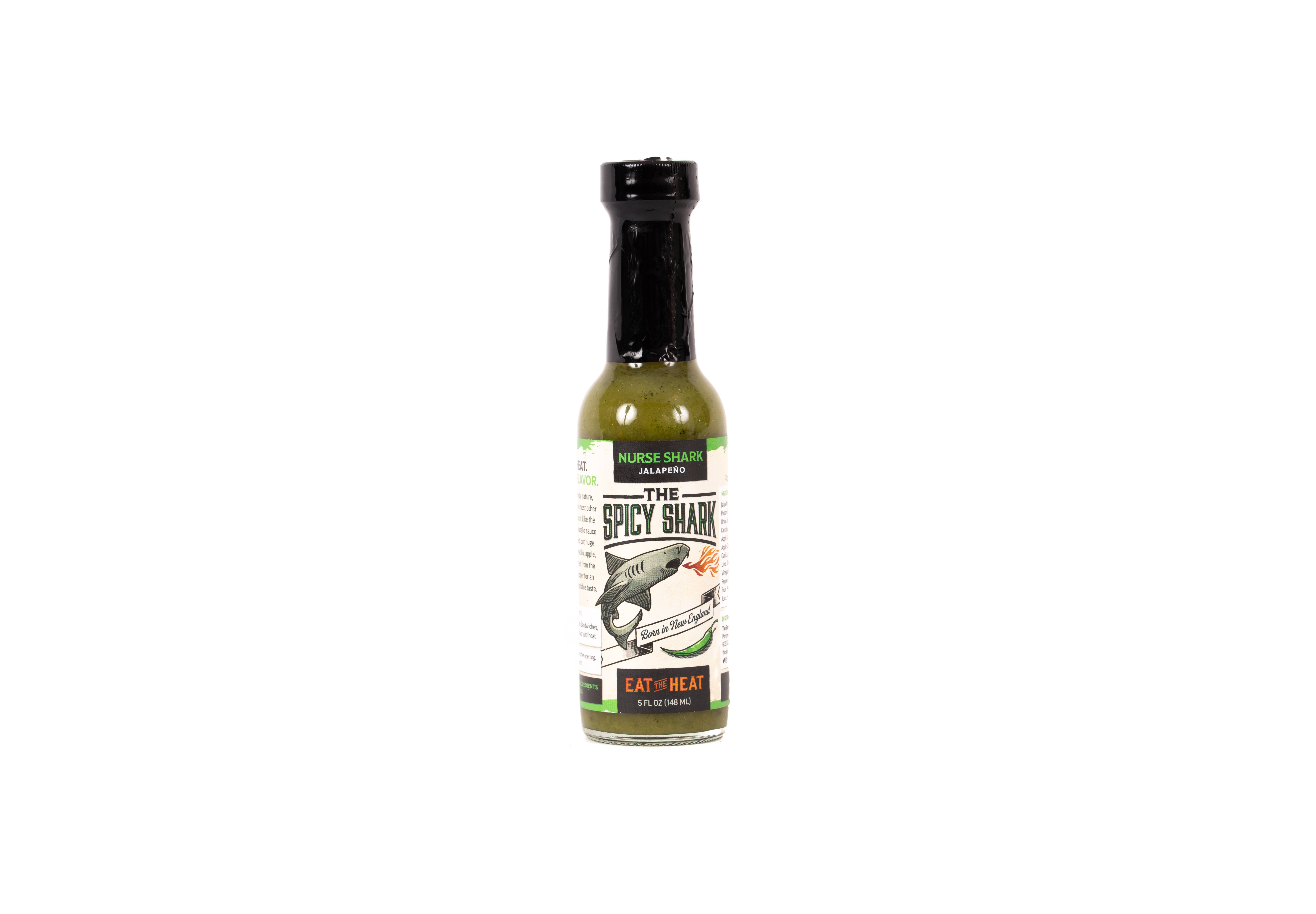 The Spicy Shark - Vendita all'ingrosso Salse piccanti - Salsa piccante Squalo Infermiera (Jalapeno)