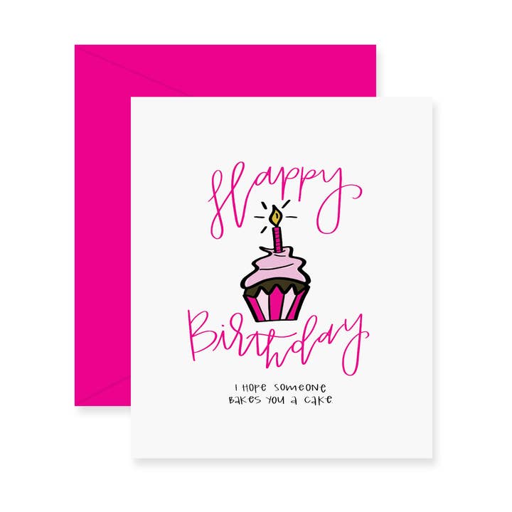 Cupcake Birthday Greeting Card for wholesale by Fresh Out of Ink