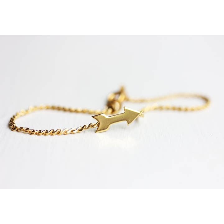 Pulseira de seta de ouro por atacado de Diament Jewelry