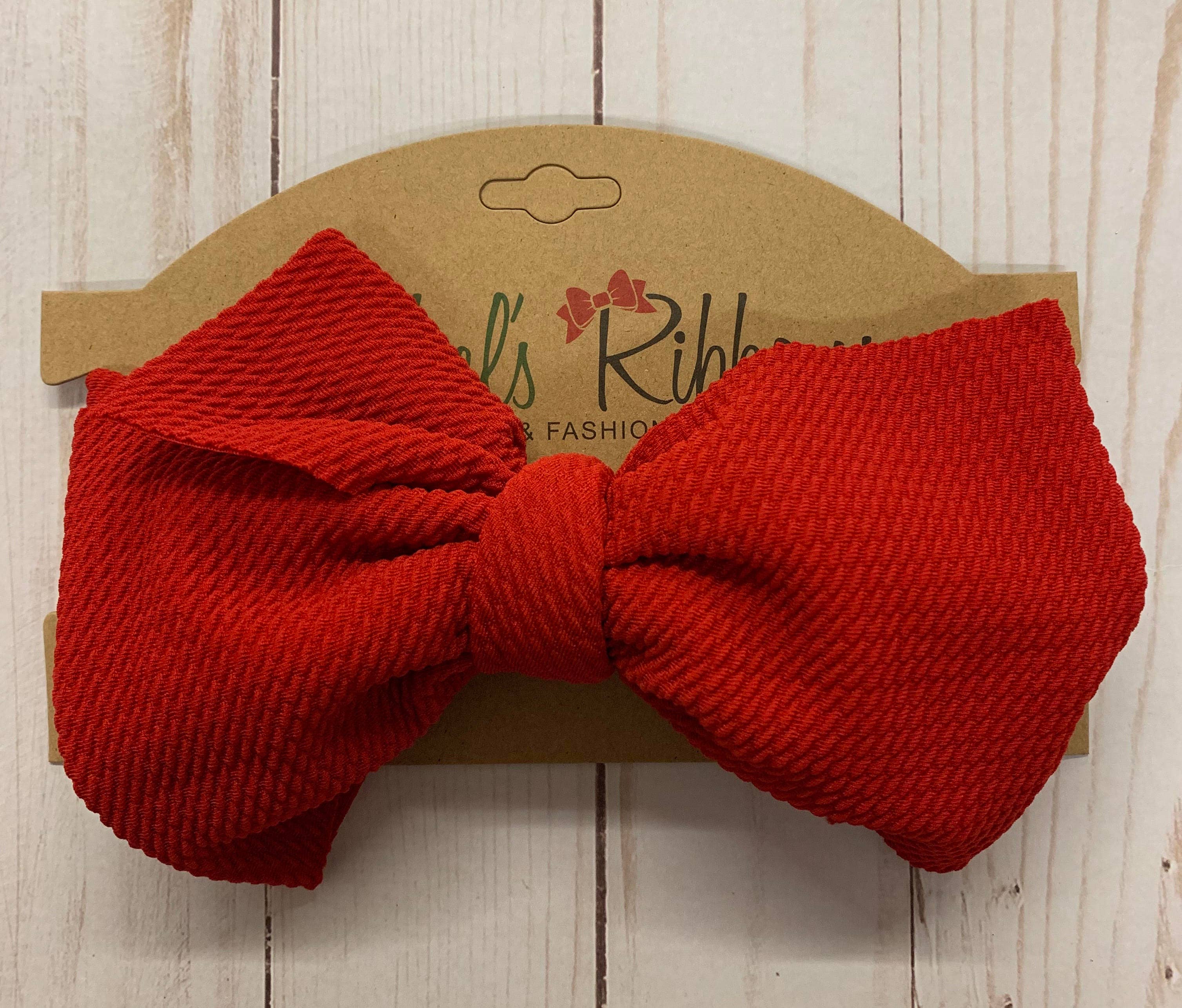 Rachel's Ribbons – Engroshandel Pandebånd - Børn – Stof Padwrap med XL Bow4