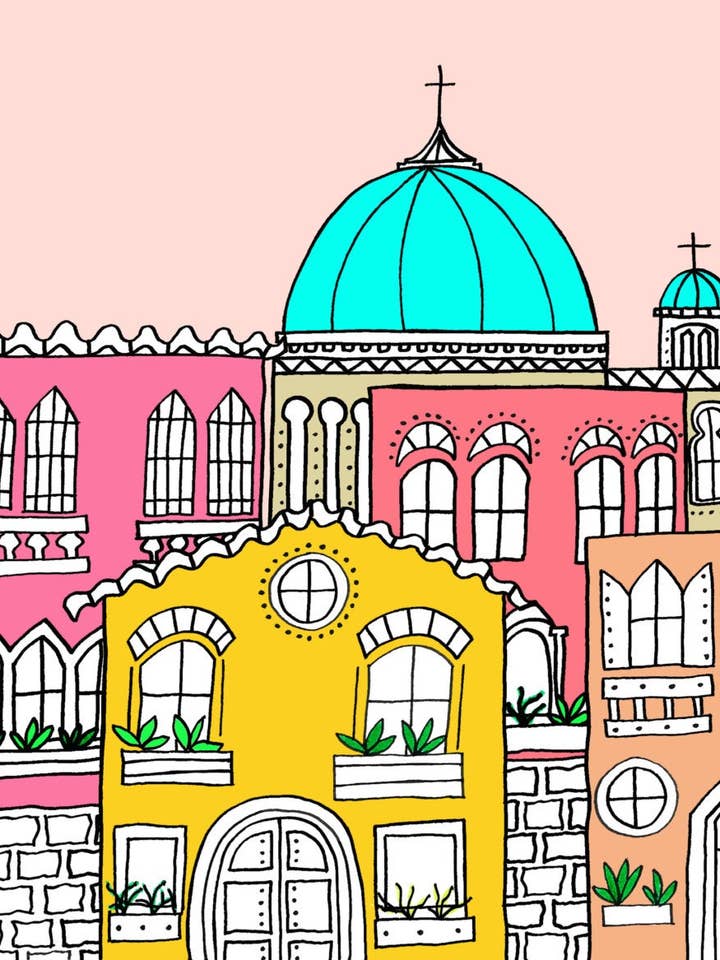 8" x 10" Italy Art Print for wholesale by Andria Green