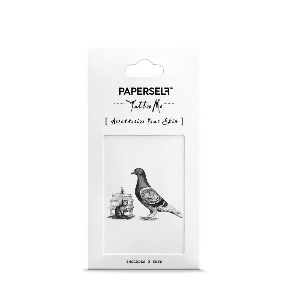 PAPERSELF - Wholesale Temporary Tattoo - Pigeons Revenge Temporary Tattoos Stickers