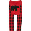 Doodle Pants - Wholesale Fashion Leggings - Kids - Black Bear Plaid Baby and Toddler Leggings1