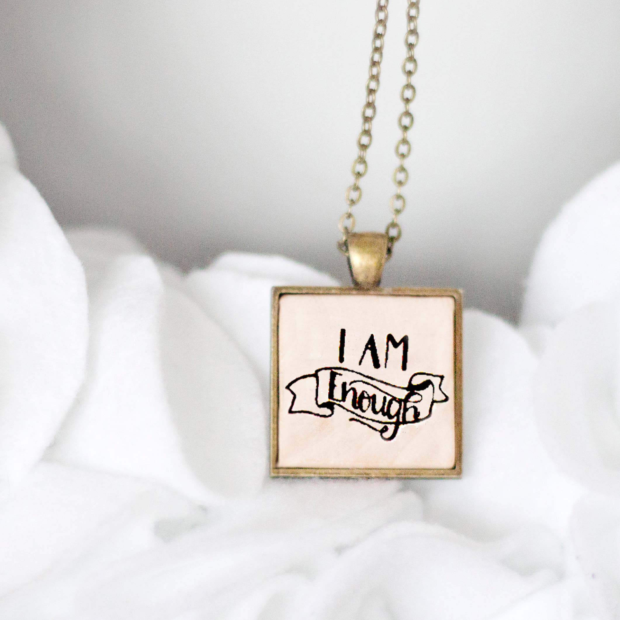 Little Allegory - Wholesale Pendant/Charm Necklace - I Am Enough Necklace2