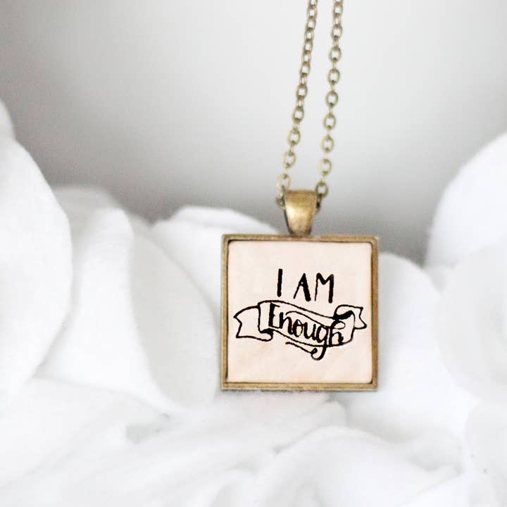 Little Allegory - Wholesale Pendant/Charm Necklace - I Am Enough Necklace2