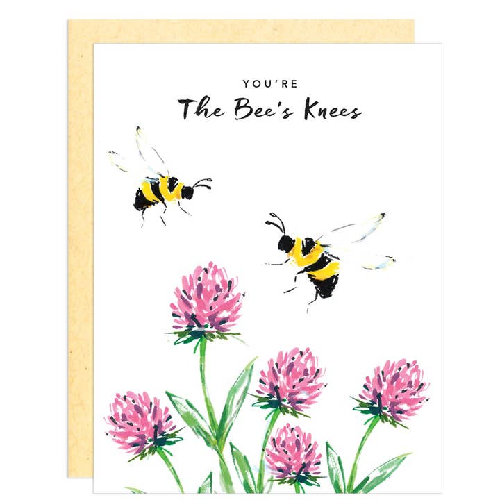 Darling Lemon - Wholesale Love Card - You’re The Bee’s Knees Greeting Card
