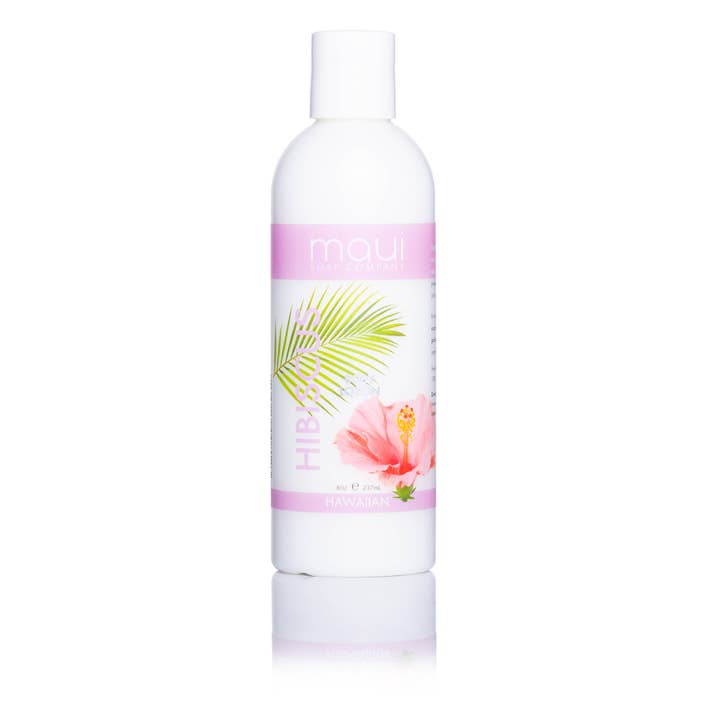 Hibiscus Body Lotion w/ Avocado Oil, Cucumber & Vit. E, 8 oz for wholesale by Maui Soap Co.
