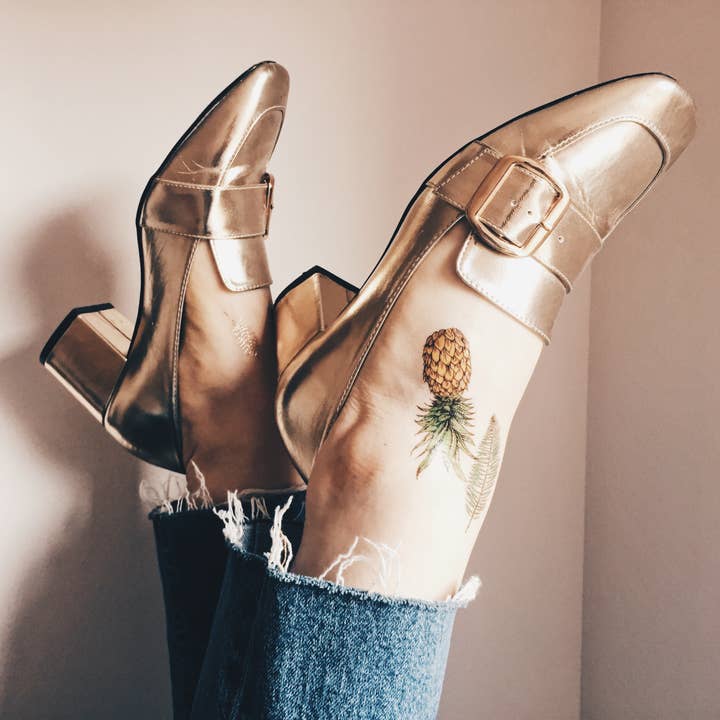 PAPERSELF - Wholesale Temporary Tattoo - Pineapples Temporary Tattoos Stickers5