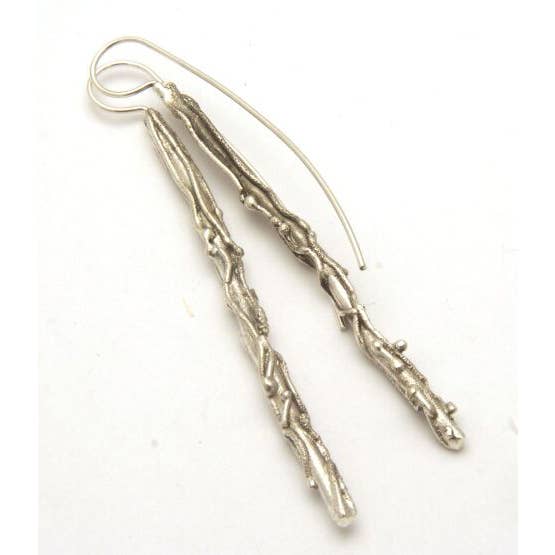 Série Brinco Twig - Acabamento Patina, Prata de 1ª Lei por atacado de Tamara Kelly Designs