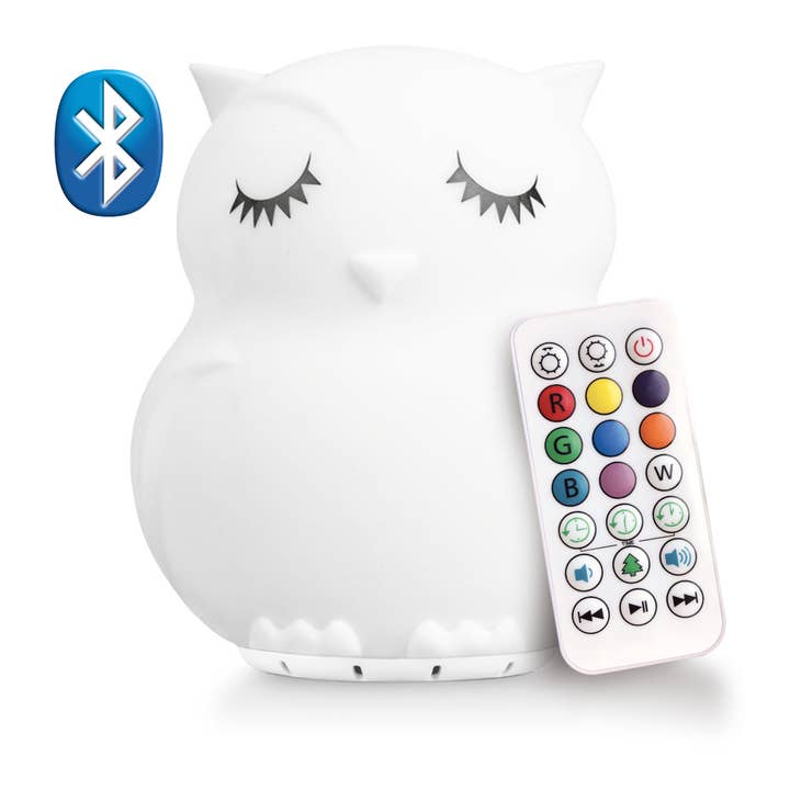 Lumieworld - Wholesale Night Light - Kids & Baby - Lumipets® LED Owl Night Light Bluetooth Speaker