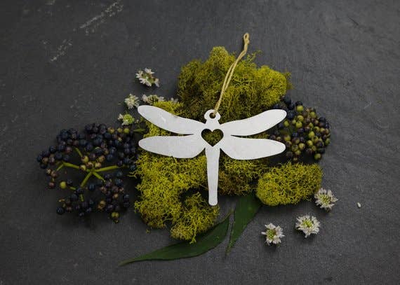Iron Maid Art – Großhandel Verzierung – Dragonfly Weihnachtsornament aus Metall1