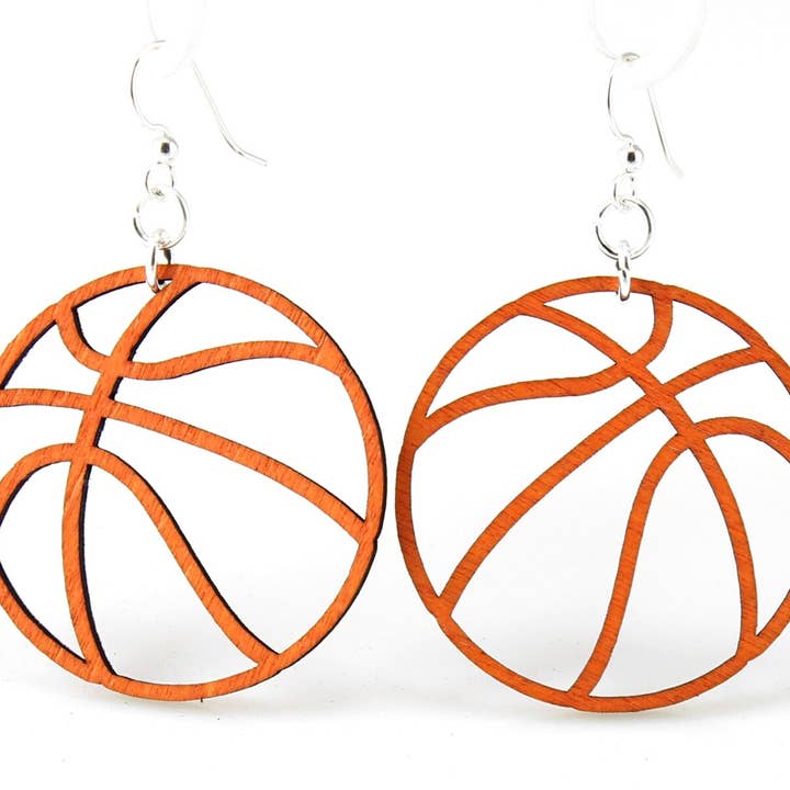 Basketball Earrings for wholesale by Green Tree Jewelry