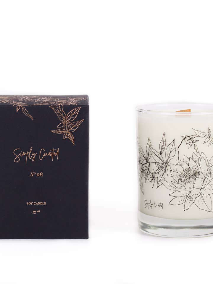 Nr. 08 - Botanische Sojakerzen für den Großhandel von Simply Curated