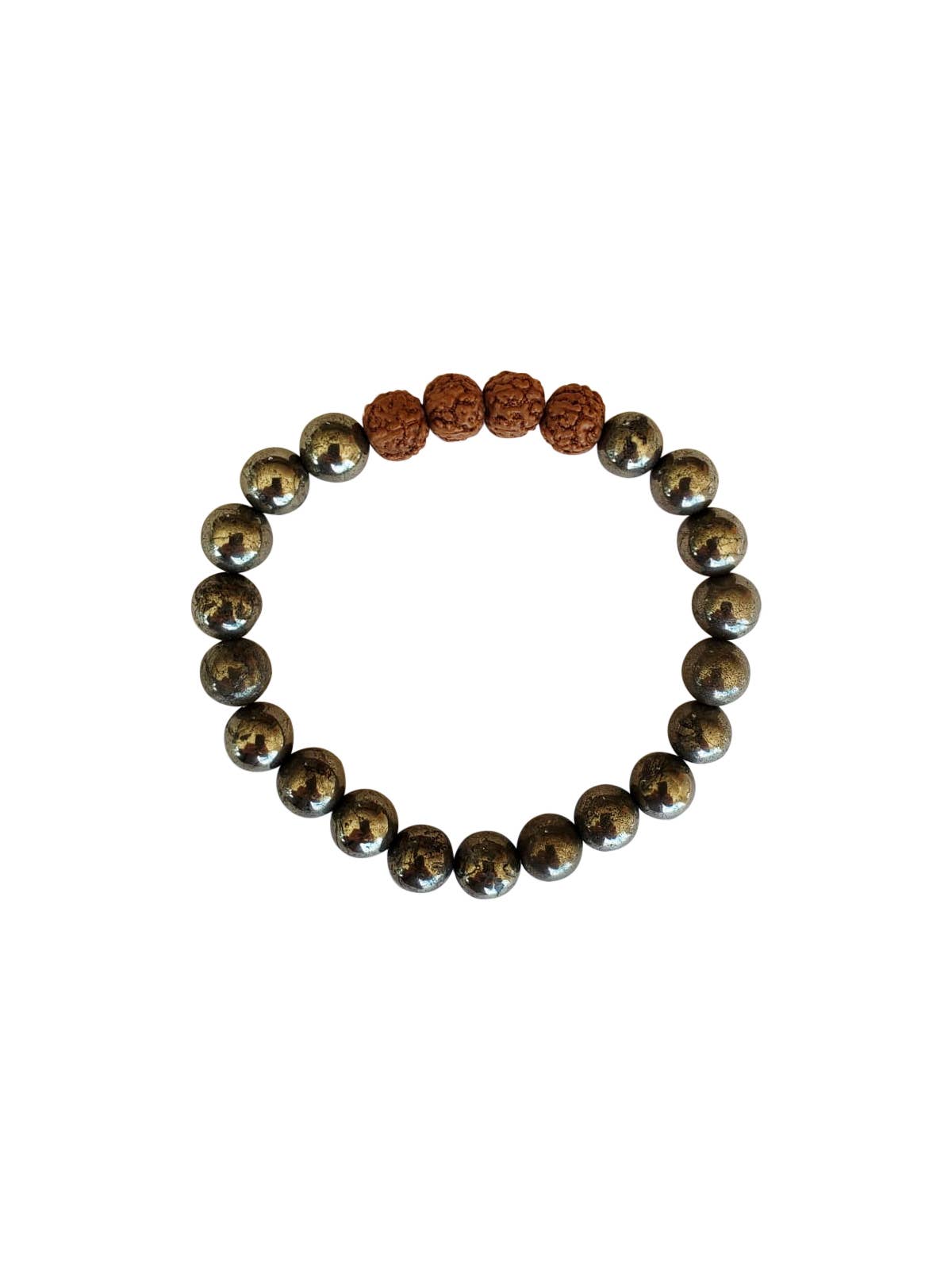 Kuratif – wholesale Beaded bracelet – Protection Pyrite Bead Bracelet2