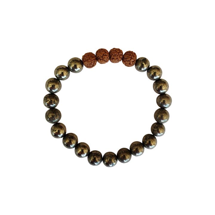 Kuratif - Wholesale Beaded Bracelet - Protection Pyrite Bead Bracelet2