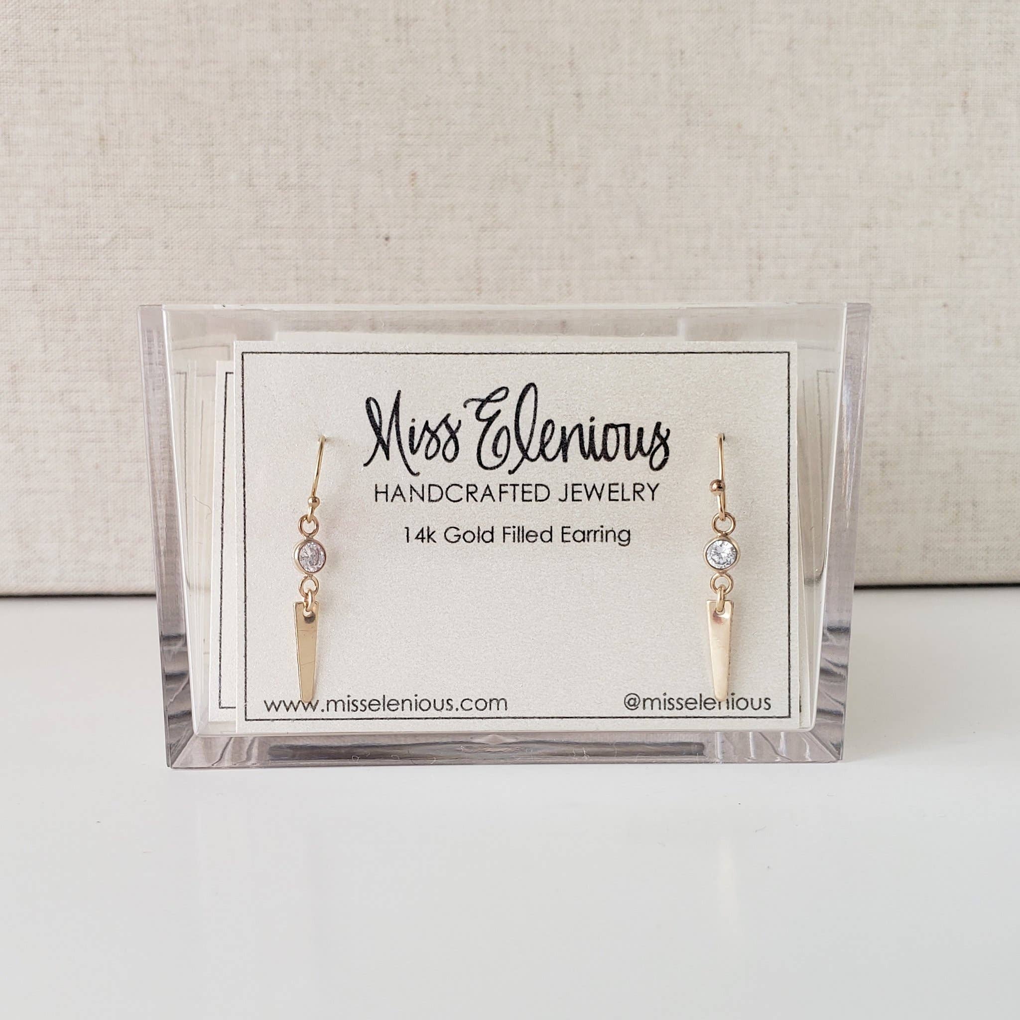 MissElenious Jewelry - Wholesale Dangle Earrings - Bar Loop Earrings4