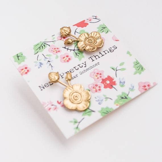 Nest Pretty Things - Wholesale Stud/Post Earrings - Flower Stud Earrings1