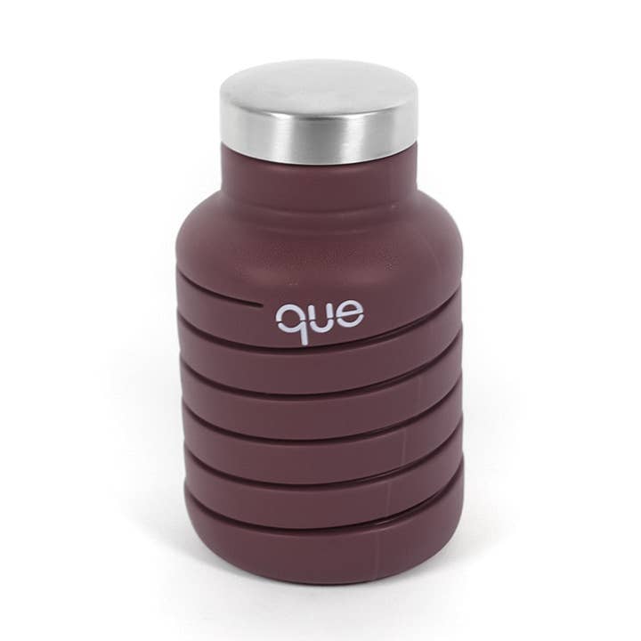 20oz Collapsible Water Bottle - Frozen Plum for wholesale by Que Factory