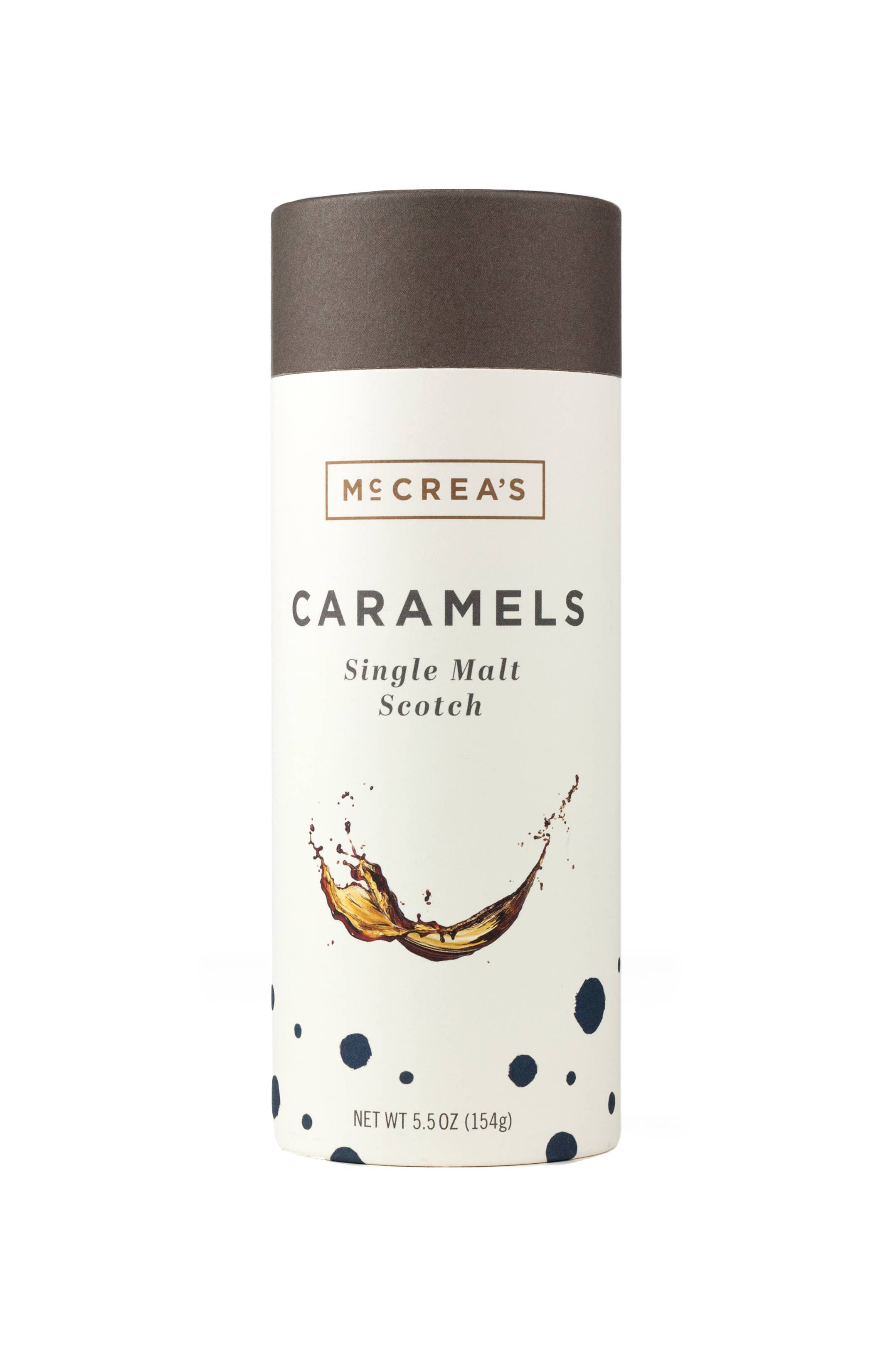 McCrea's Candies - Wholesale Caramel - Caramels Tall Tube - Single Malt Scotch (6 per case)1
