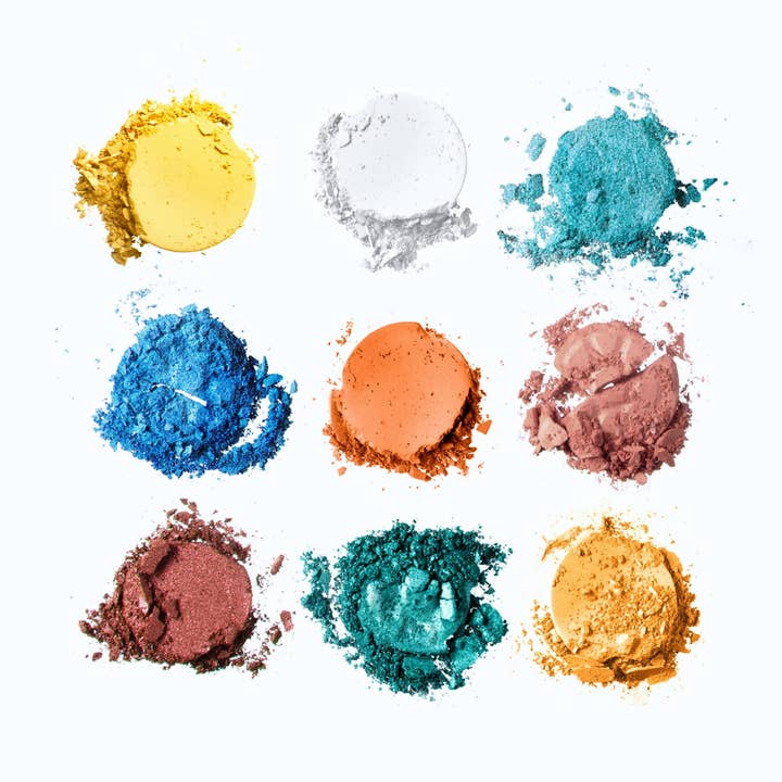 Mavie. Cosmetics – Engroshandel Øjenskyggepalette – Tag mig til... Santorini Øjenskygge Palette1