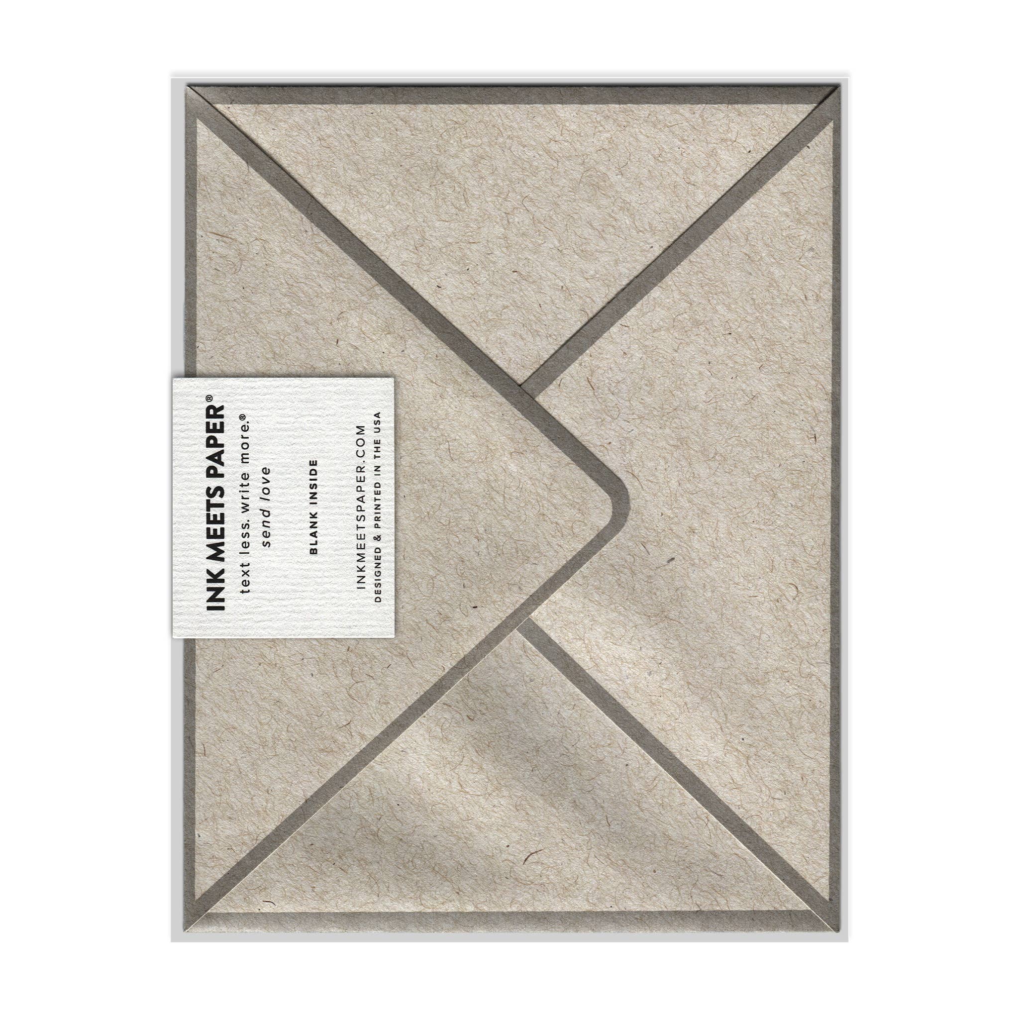 INK MEETS PAPER - Vente Cartes de vœux saisonnières - Une saison de paix et d'amour - Carte de vacances d'hiver1