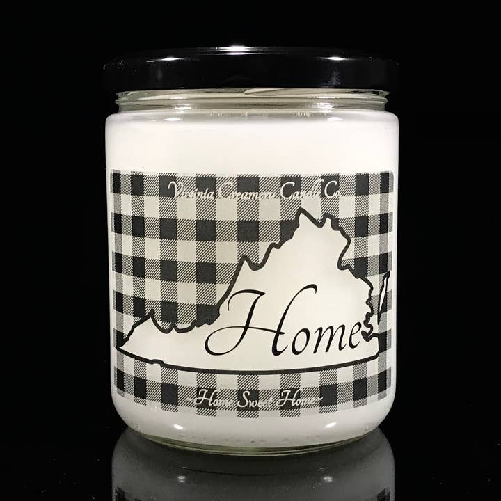 US5-Virginia Buff Ck 16oz Jar for wholesale by Virginia Creamery Candle Co.