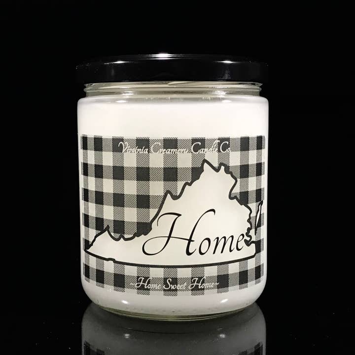 US5-Virginia Buff Ck 16oz Jar for wholesale by Virginia Creamery Candle Co.