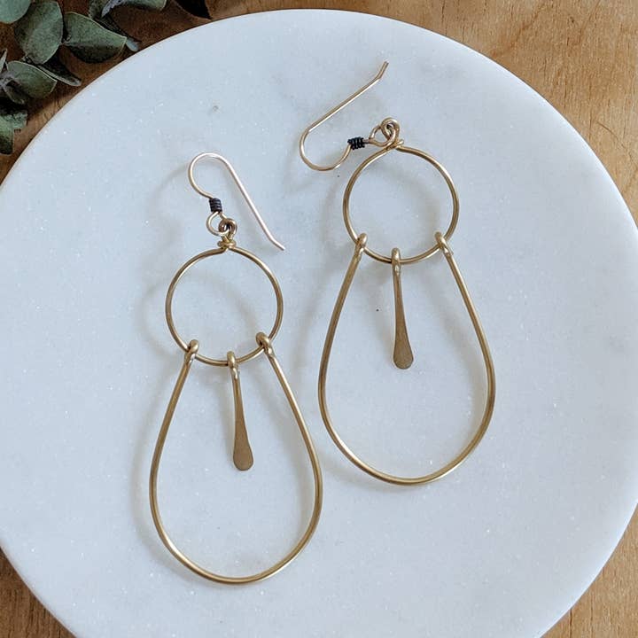 Boucles d'oreilles Arche en Or pour la vente par Zalias Jewelry