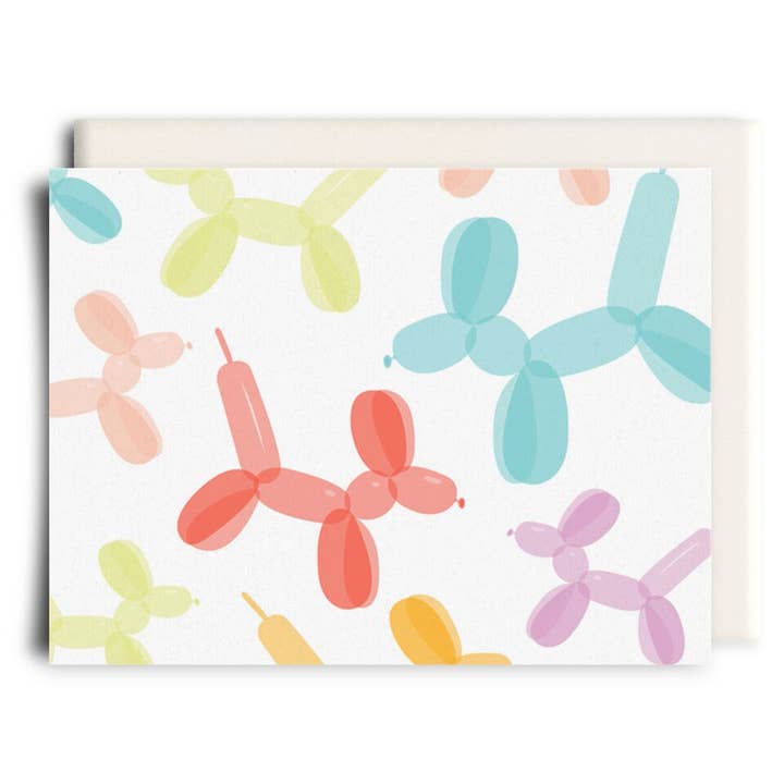 Balloon Animals | Verjaardag wenskaart voor wholesale door Inkwell Cards