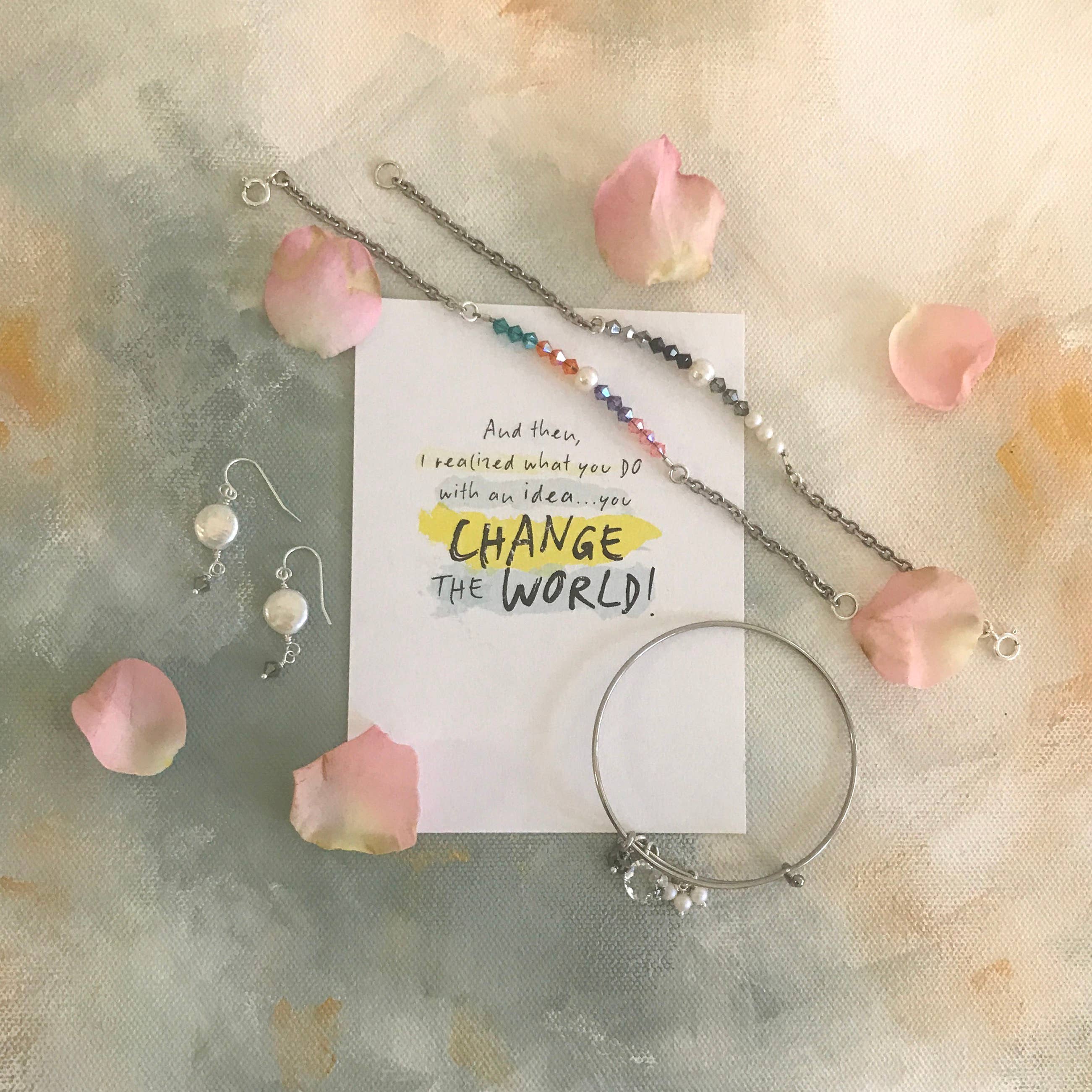 Jamila Collective, LLC - Wholesale Bangle Bracelet - Daliya Bangle Bracelet - Neutral1