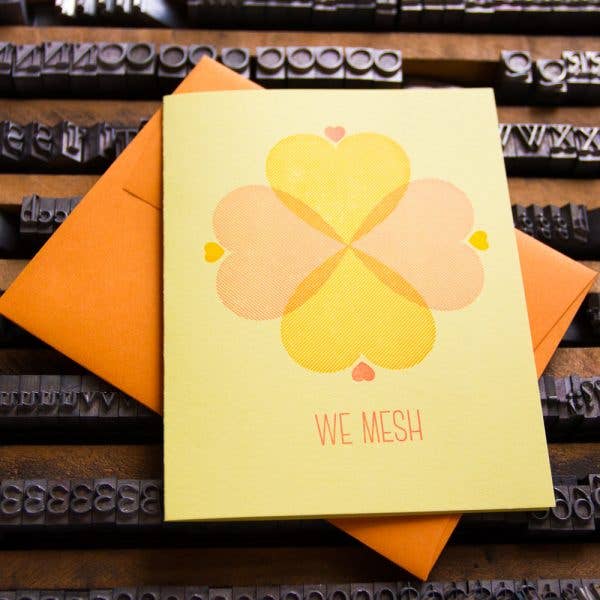 REMOVED BRAND - Wholesale Valentine's Day Card - We Mesh Greeting Card2