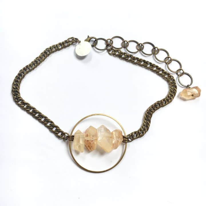 Pfirsich Quarz Plus Kreis Choker für den Großhandel von Odyssey & Oddities