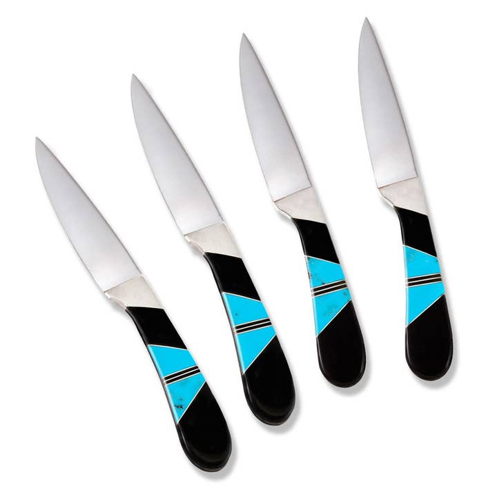 Jewelry Steak Knives - Double for wholesale by Santa Fe Stoneworks