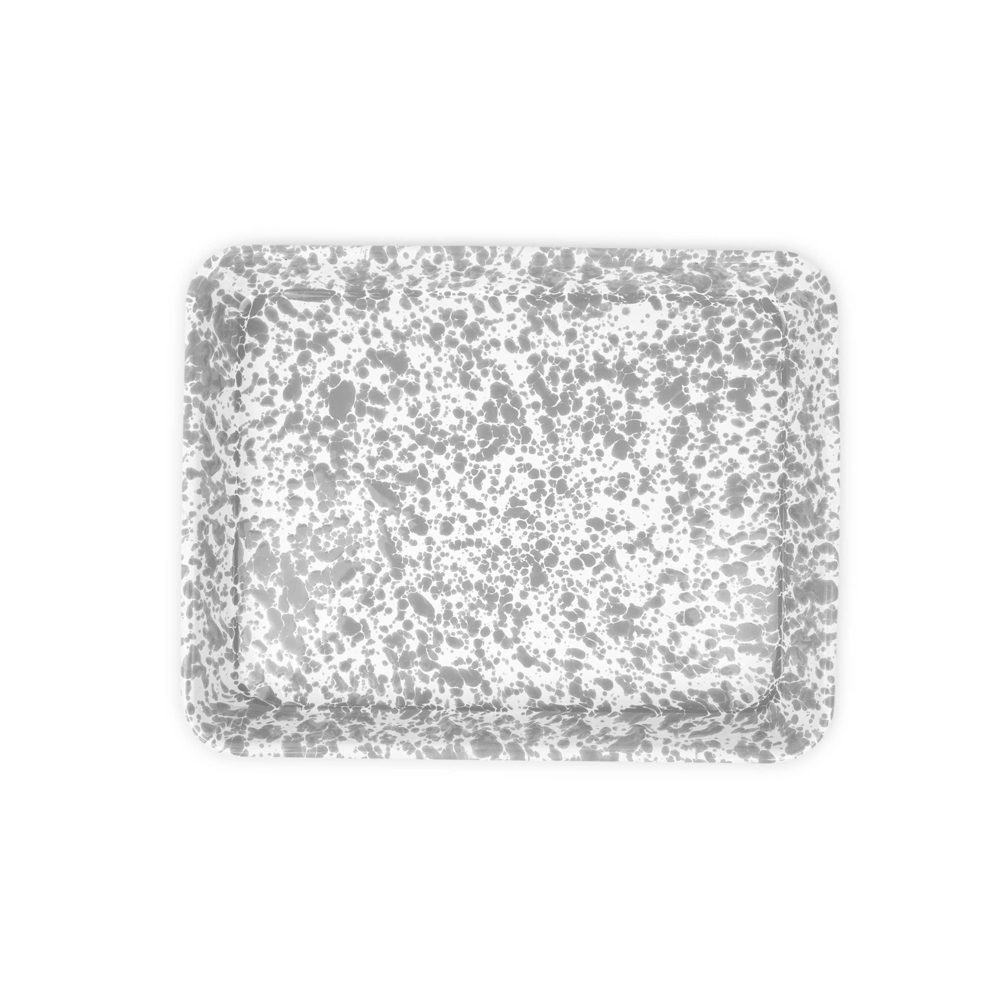 Crow Canyon Home - Wholesale Serving Tray - Splatter Enamelware Small Rectangular Tray4