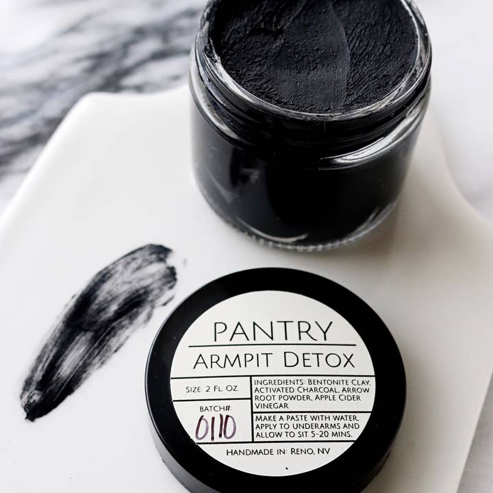 Pantry Products - Skin, Body, + Wellness - Wholesale Skincare face mask - Armpit Detox - Charcoal Armpit Underarm Pit Mask
