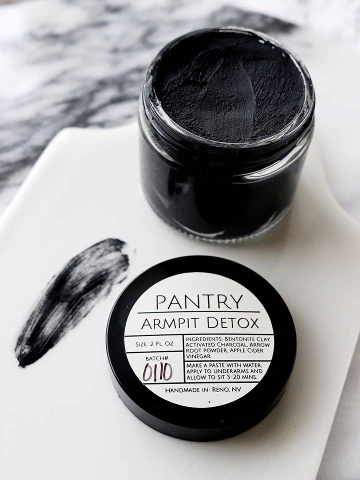 Armpit Detox - Charcoal Armpit Underarm Pit Mask for wholesale by Pantry Products - Skin, Body, + Wellness