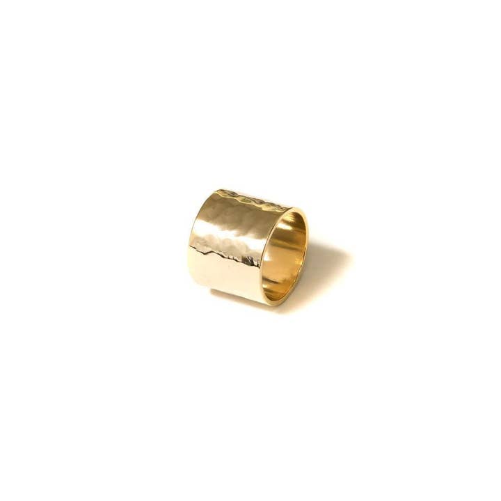 Janna Conner - Wholesale Band/Stacked Ring - Cigar Band Ring - 18k Gold Plate over Brass1
