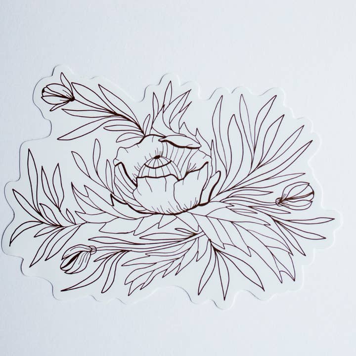 Poppy Dreams Flower Thick voor wholesale door Maija Rebecca Hand Drawn